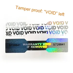 Tùy Chỉnh OEM <span class=keywords><strong>Void</strong></span> Nếu Giả Mạo Mở <span class=keywords><strong>Void</strong></span> Tamper Hiển Nhiên Nhãn An Ninh In Ấn Con Dấu Nhãn Bằng Chứng Giả Mạo Bảo Hành Sticker - Product Image 3