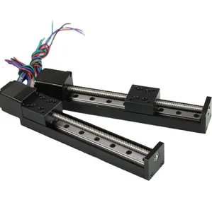 CNCリニアガイドステージレールモーションスライドテーブルボールスクリューアクチュエーターNema11モーターモジュール (3Dプリンター部品用) XYZロボットアームキット