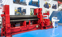 Machine à cintrer les tôles hydraulique à 3 rouleaux W11S-12x2000 avec fonction de pré-cintrage pour réservoirs et récipients sous pression