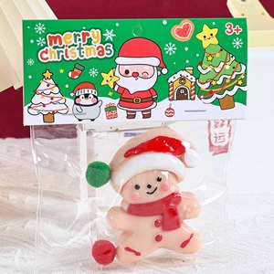 Jouet anti-stress de Noël à presser, Père Noël, renne, bonhomme en pain d'épices, bonhomme de neige, cadeau amusant - Product Image 4