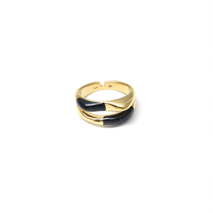 Fashion <b>Rings</b> 316L Stainless Steel PVD Gold Plating Sustainable Resistant Design - Product Image 2