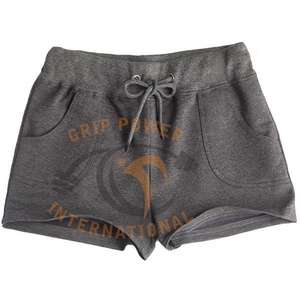 กางเกงขาสั้นออกกำลังกายผู้ชายใส่สบาย ระบายอากาศได้ดี ลายเรียบ ผ้าขนสัตว์ ความยาวระดับเข่า เอวกลาง มีเชือกผูก - Product Image 1