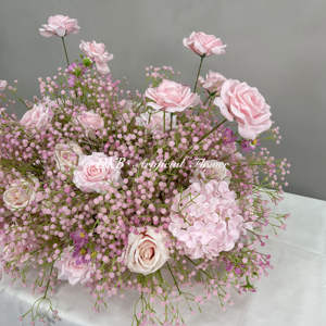 Custom <b>silk</b> Aisle Floral <b>Arrangements</b> wedding aisle decorations <b>flowers</b> Wedding Stage Layout Engagement <b>flower</b> aisle - Product Image 4
