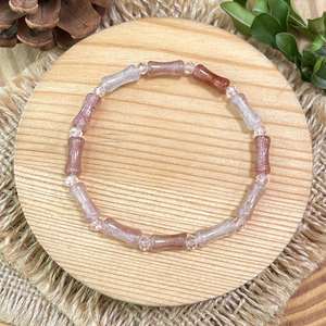 Bracelet en pierre naturelle avec perles de verre colorées, pour le succès professionnel, support de livraison directe premium, garantie de qualité, carte - Product Image 5