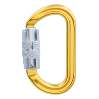 Mousqueton d'escalade en aluminium 8kN, léger, accessoires pour hamac professionnel, camping, équipement de sécurité extérieur, clip