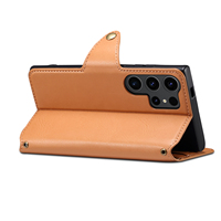 Étui portefeuille magnétique en similicuir avec support et porte-cartes pour Samsung Galaxy S26 Ultra, S25 Plus, S24, S23
