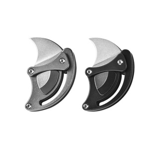 Couteau utilitaire miniature multifonctionnel 14C28N pour la défense personnelle en extérieur, petit format, lame en acier inoxydable de haute qualité pour le bricolage - Product Image 5