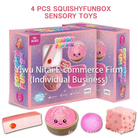 Boîte mystère TPR Squishy, écologique, non toxique, haute élasticité, ensemble de 8 jouets anti-stress