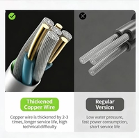 Ensemble de douche d'intimité à installation instantanée avec douchette électrique portable et abri extérieur pliable coupe-vent pour le camping et les voyages