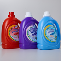 Vente en gros de trois combinaisons de détergent liquide écologique bouteilles jetables rouge violet naturel tache de vêtements de grande capacité