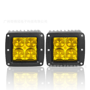 ไฟทำงาน LED ขนาด 3 นิ้ว ยี่ห้อ Qidewin 55w 6000lm สีเหลือง สำหรับรถยนต์ มอเตอร์ไซค์ และใช้งานกลางแจ้ง - Product Image 5