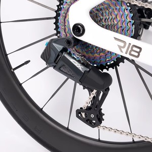 Bicicleta de Carretera Twitterr18 Racing Ed de Carbono Ligero, Inalámbrica, con Cambio Electrónico Gex de 13 Velocidades, Ruedas Hidráulicas Completas R18 (Racing Ed) 24- - Product Image 6