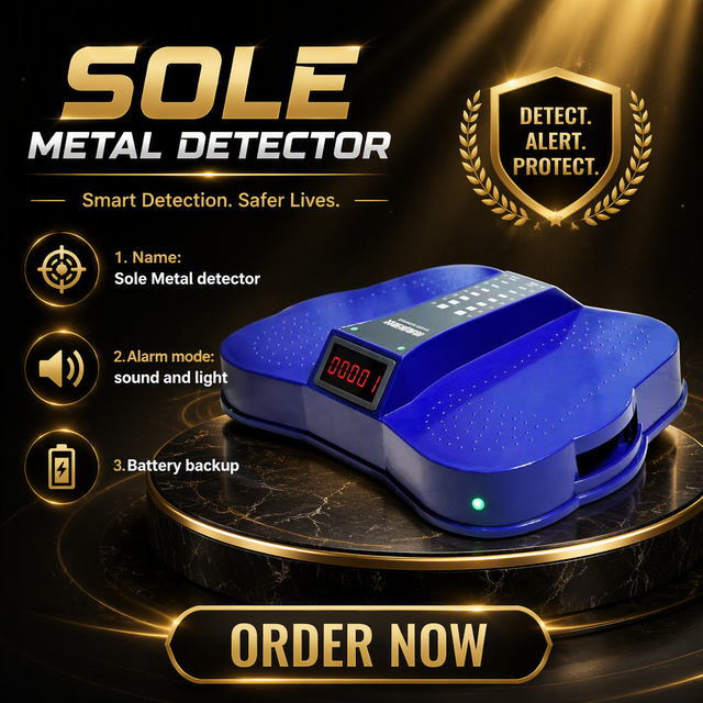 Airport Security Protection Products Shoes Scanner Metal Detector High Sensitivity ABS Waterproof Sole Metal Detector
