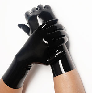 100% gants courts en <span class=keywords><strong>Latex</strong></span> naturel gants en <span class=keywords><strong>latex</strong></span> fétiche pour Cosplay Party clubwear - Product Image 4