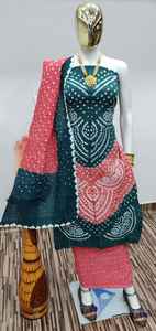 Conjunto de Traje Formal de Satén para Mujer, Diseño de Diseñador, con Pantalón y Dupatta, Cintura Natural, Elegante, Ropa India y Pakistaní - Product Image 3