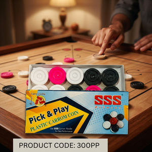 Plastic Comfortable Carrom Coins Indoor Sports <b>Game</b> Pieces White Black Red Disc Set <b>Small</b> Size Carrom Practice - Product Image 2