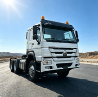 Traktor Head SINOTRUK 6x4 Bekas, 10 Roda Diesel Tugas Berat untuk Transportasi Kargo Massal Afrika