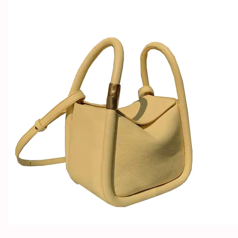 Customizable Logo 2021 New Female Chaos Wonton Bag Leather Original Design Bag Shoulder Messenger Handbag Doctor Bag