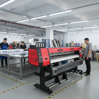 2.5m 3.2M 10FT Harga Terjangkau Plotter Printer Vinyl Digital Flex Banner Eco Solvent Roll-To-Roll 1200dpi untuk XP600 I3200