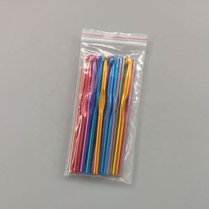 Ganchos de ganchillo de aluminio de 8 piezas Hilo suave de punto-Diseño simple portátil de alta calidad - Product Image 5