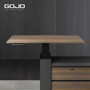 ชุดโต๊ะไม้หรูหราสำหรับสำนักงานผู้บริหารทันสมัยเรียบง่ายพร้อมที่เก็บของสำหรับห้องผู้จัดการและพื้นที่ทำงาน - Product Image 5