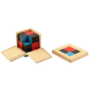 Nuevo Cubo Trinomial de Madera Montessori para Niños, Juego Educativo, Material Didáctico, Juguetes de Aprendizaje para Niños de 5 a 7 Años - Product Image 5