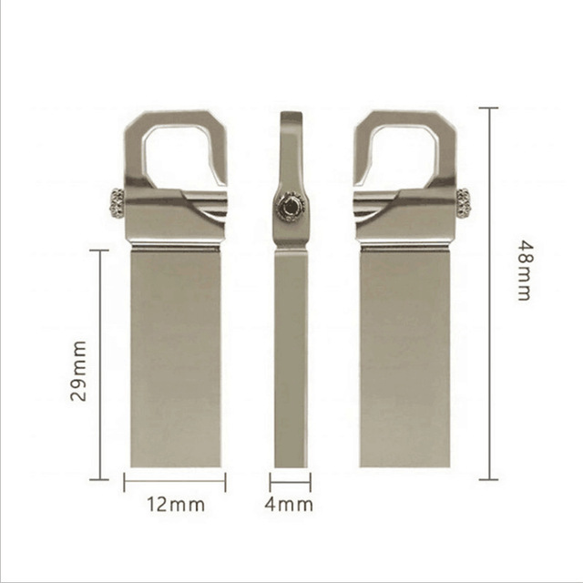 USB 2.0 3.0 High-Speed 8GB Metal Flash Drive New Stock 16GB 32GB 64GB 128GB Mini U Disk Pen Drive Memoria Usb Stick Pendrive
