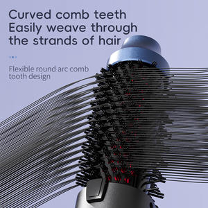 Cepillo Térmico de 38 mm, Cepillo Rizador Calentado, Rizador de Cerámica, Cepillo Redondo Calentado para Dar Volumen, Peine Rizador de Pelo con Luz Roja para Viaje - Product Image 3