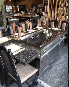 Plancha Teppanyaki Estilo Hibachi, Diseño de Sobremesa, Plancha de Gas y Opciones Personalizables - Product Image 4