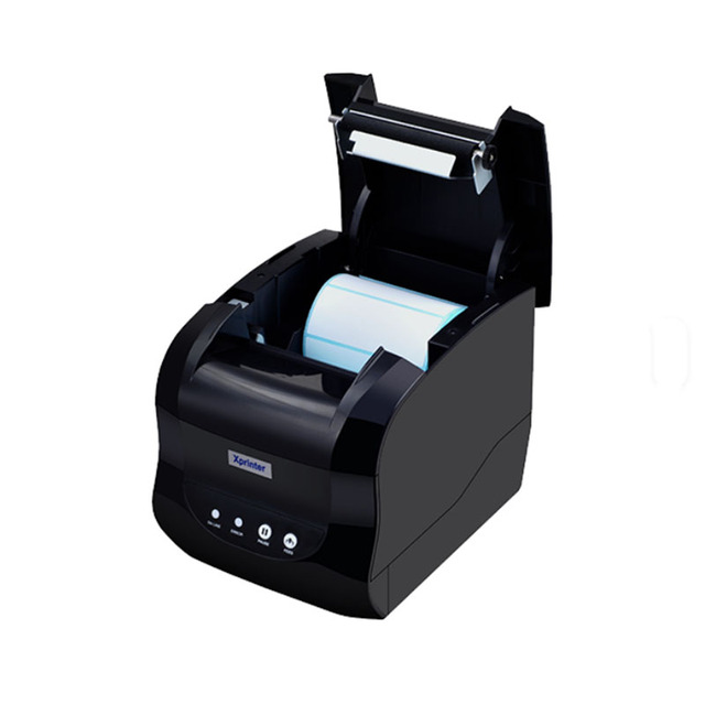 Xprinter XP-365B Barcode QR Thermal Printer, 80mm WiFi +BT Receipt and Label Printer, Suitable for Retail Store Warehouses
