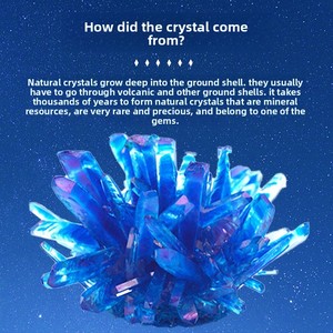 Kit de experimento de crecimiento de cristal DIY de ingeniería científica para niños, formación de 5 días, química de comunicación entre padres e hijos - Product Image 4