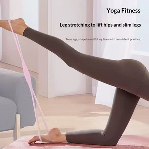 Bandes d'<span class=keywords><strong>exercice</strong></span> en silicone de haute qualité, élastiques, pour la résistance, fitness féminin, étirements, Pilates, entraînement des <span class=keywords><strong>épaule</strong></span>s, <span class=keywords><strong>musculation</strong></span>, salle de sport à domicile - Product Image 4