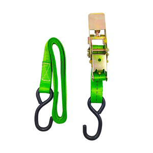 Sangle d'arrimage à cliquet en polyester de 25 mm (1 pouce) 800 kg de qualité supérieure avec crochet en <span class=keywords><strong>S</strong></span> certifié CE pour le transport de marchandises - Product Image 4