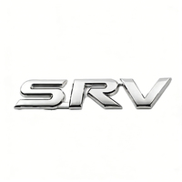 Emblème de voiture personnalisé en ABS chromé, accessoires extérieurs de voiture, emblème de lettre de voiture 3D, plaque de nom, autocollant pour carrosserie de voiture