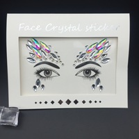 Nouveaux autocollants de haute qualité pour tatouages corporels, bijoux en cristal auto-adhésifs pour le visage, strass, gemmes, autocollants pour le corps, autocollants en cristal pour le visage