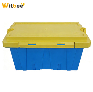 Witbee New <b>Blue</b> Nuc Box for Transporting Bees 5 Frames with Locking Lid Plastic/Polypropylene <b>Material</b> for Commercial Beekeepers - Product Image 1