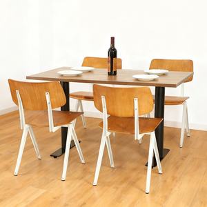 High Quality Metal Veneer Dining <strong>Chair</strong> <strong>and</strong> Matching <strong>Table</strong> for Hotel Restaurant Meeting Room Cafe Area - Product Image 2