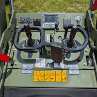Chargeuse compacte sur chenilles diesel Derette XC1100, mini-chargeuse frontale compacte à conducteur debout, à vendre
