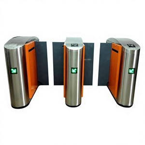 Torniquete de Acceso Rápido con Tiempo de Apertura de 0.5s, Conteo Automático Disponible, Barrera de Control de Acceso RFID, Puerta Abatible - Product Image 1