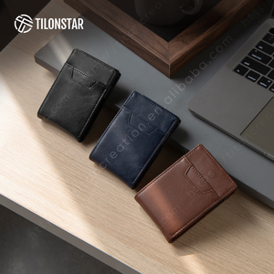 Tilonstar กระเป๋าสตางค์ใส่บัตรแบบป๊อปอัพได้สำหรับทุกวัน, กระเป๋าหนังอะลูมิเนียมกันขโมยน้ำหนักเบาจุได้เยอะ TVC336 - Product Image 6