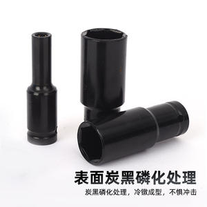 ประแจถอดล้อแบบถุงมือ 12 ขนาด 1/2 นิ้ว หัวหกเหลี่ยมแบบเมตริก พร้อมปลอกต่อขยาย สำหรับใช้กับสว่านไฟฟ้าและเครื่องมือลมสำหรับยางรถยนต์ - Product Image 5