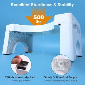 เก้าอี้พลาสติกกันลื่นสำหรับห้องน้ำ เก้าอี้นั่งยองแบบพับได้ - Product Image 2