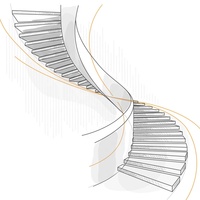Escalier en verre incurvé pour Villa, combinaison de maison, fabrication, Design à la mode, accessoire en acier