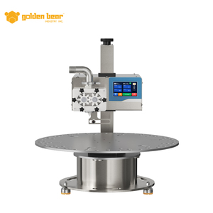 Golden <b>Bear</b> Automatic Desktop Honey Filler 5-1000g <b>Bottle</b> 10L/min Viscous Liquid Turntable Machine Stainless Steel - Product Image 2