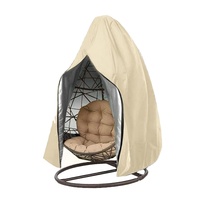 Housse de meuble d'extérieur personnalisée, housse de chaise en rotin durable, légère et imperméable avec fermeture éclair pour l'extérieur
