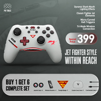 Controlador HAWK-S1 PB TAILS, Diseño de Tiburón Volador, Gamepad Multiplataforma para PC/Switch