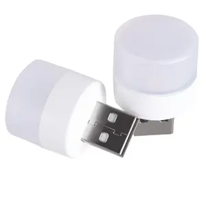 Mini Forma De Bulbo Luz Led Usb Night Light Power Bank Portátil Mini Casa Usb Luz Para Laptop