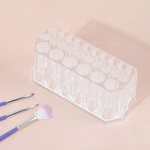Caja de Almacenamiento de Plástico Transparente para <span class=keywords><strong>Uñas</strong></span>, <span class=keywords><strong>Kit</strong></span> de Almacenamiento de Maquillaje Acrílico para Escritorio - Product Image 2