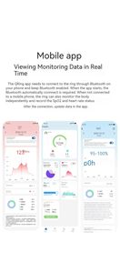 حلقة ذكية جديدة متعددة الوظائف للرجال والنساء نمط حياة باللمس يمكن ارتداؤه مع مراقبة معدل ضربات القلب والنوم جهاز تعقب ضغط الدم - Product Image 6