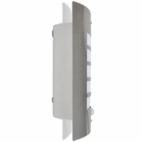 Moderno IP44 pulido de acero inoxidable sensor de movimiento E27 60W pared exterior lámpara de luz de mamparo